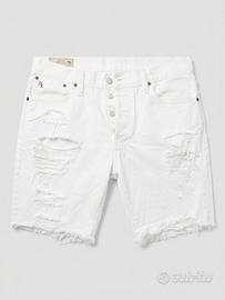 Pantaloncini denim Polo Ralph Lauren bianchi