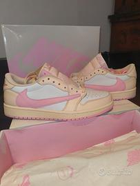 Nike air Jordan 1 retro Low Travis Scott Shy Pink 