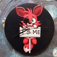 Orologio da parete FNAF: Foxy plushie "It's me".