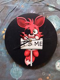 Orologio da parete FNAF: Foxy plushie "It's me".