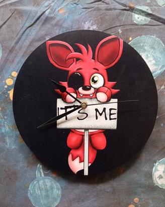Orologio da parete FNAF: Foxy plushie "It's me".