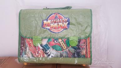 Cartella Mighty Max Vintage verde maschera piumata