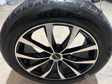 Cerchi e gomme completi.