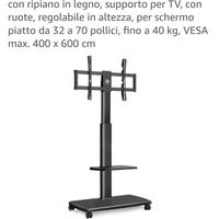 Supporto TV con ruote 