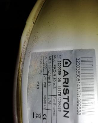 Boiler acqua calda 75 litri ariston