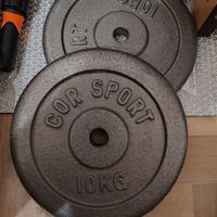 Disco ghisa x 2, 10 kg Corsport 25 mm