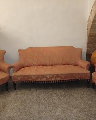 divano completo antico
