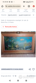 Quadro olio su tela grandi dimensioni
