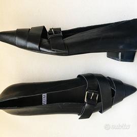 Scarpe NUOVE ALIMA di pelle nera n. 37