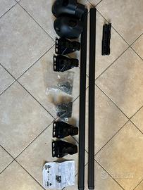 portapacchi universale auto in alluminio con barre