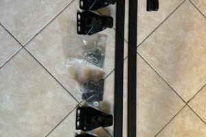 portapacchi universale auto in alluminio con barre