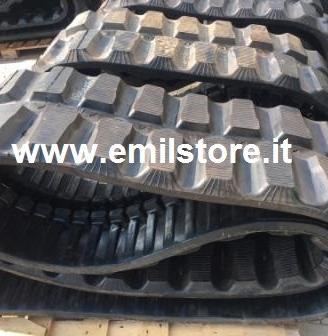 Cingoli in gomma per escavatore 50 quintali