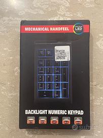 Tastierino nemerico retroilluminato