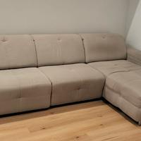 Divano angolare con sedute relax 