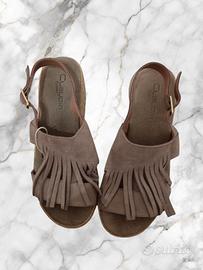 scarpe donna n 39 con zeppa nuove