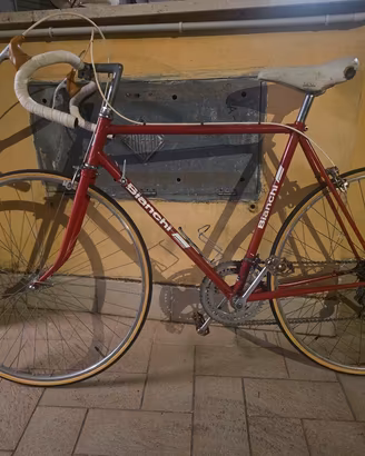 Bicicletta da corsa vintage Bianchi anni 80 Eroica