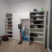 Armadio contenitore con libreria e scarpiera IKEA