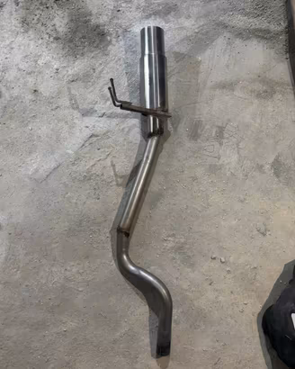 Terminale di scarico sportivo per Fiat Punto 1.2