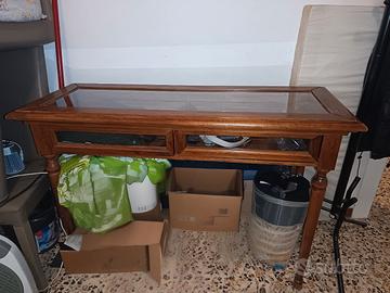 tavolino con due cassetti 