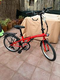 Bici pieghevole B’Twin come nuova + accessori
