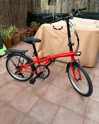 Bici pieghevole B’Twin come nuova + accessori