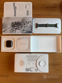 Apple Watch Ultra 49mm Titanium Green Alpine Loop