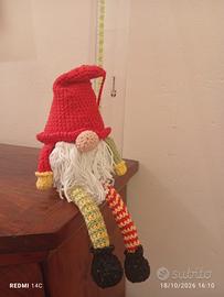 Gnomo - addobbo natalizio a uncinetto amigurumi 