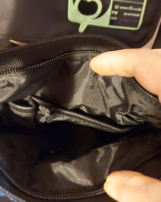 Borsello uomo nero Carpisa