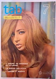 🔞 🇮🇹 TAB n. 7 – Luglio 1968 Vintage Magazine