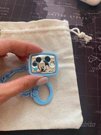 Catenella ciuccio argento di Topolino
