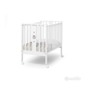 Lettino Erbesi Mini Charly bianco/grigio