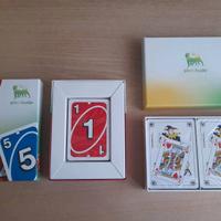 Mazzo di carte UNO Pocket e Mazzo di carte Ramino