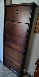 Scarpiera di design 5 ante 183cm