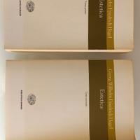 Estetica di Hegel tomo 1 e 2