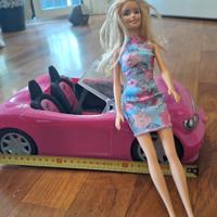 auto di barbie con barbie