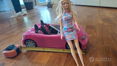 auto di barbie con barbie