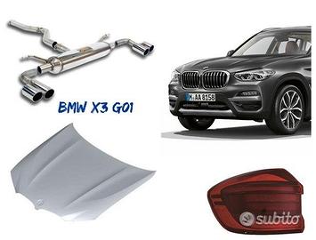 Bmw X3 G01 frontale airbag cerchi assetto fanale