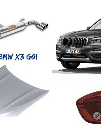 Bmw X3 G01 frontale airbag cerchi assetto fanale