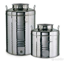 Fusto inox olio graffato