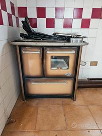 Cucina economica a legna SIDEROS con forno – vinta