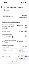 Frigorifero Beko