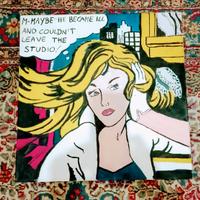 Tela quadro pop art dipinto a mano effetto fumetto