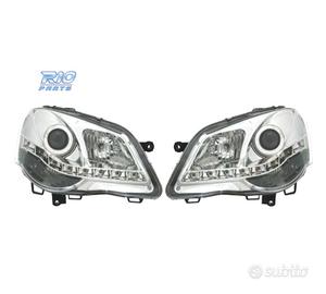 FARI VOLKSWAGEN VW POLO 9N3 05-09 LUCE DIURNA FOND