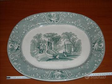 Vassoio ceramica inglese CARDIFF primi del '900