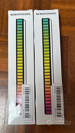 Luci ritmo Musica Ambiente a Led colorata Usb  x 2