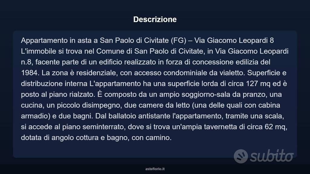 Appartamento – San Paolo di Civitate, Foggia - Vista 5