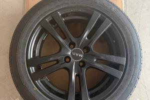 Kit 4 cerchi in Lega MAK Neri+Pneumatici Estivi