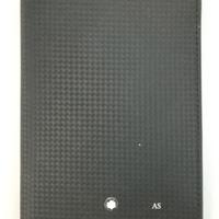 Porta passaporto Montblanc pelle nera A.S.