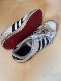 Adidas bianche blu ortholite 45 e un terzo