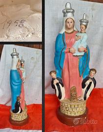 statua madonna in gesso anni 50,si spedizione 